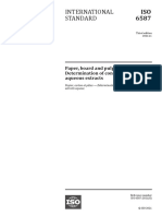 International Standard: Paper, Board and Pulps - Determination of Conductivity of Aqueous Extracts