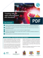 VTE - Treating With The Right Anticoagulant and Duration (May 2018)