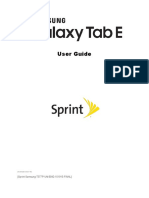 Samsung Galaxy Tab E 8.0 - Samsung Galaxy Tab E 8.0 User Guide