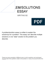 Problem - Solutions Essay