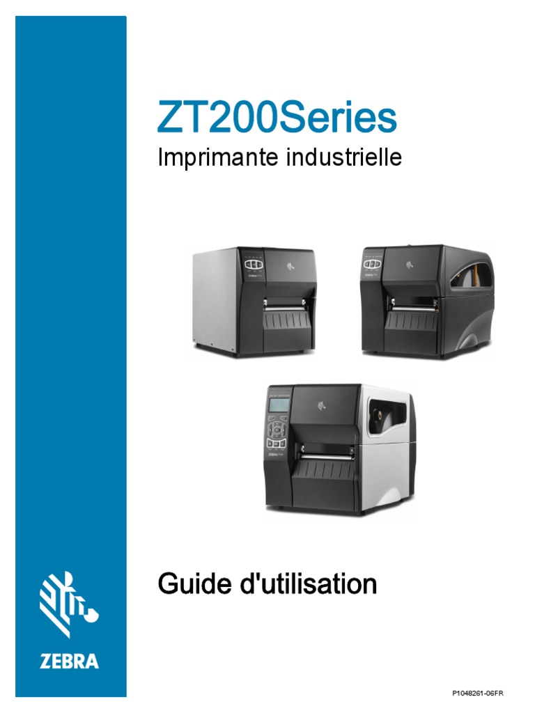 zt200 Ug FR | PDF | Imprimante (Informatique) | Papier