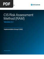 CIS Risk Assessment Method (RAM) : Implementation Group 2 (IG2)