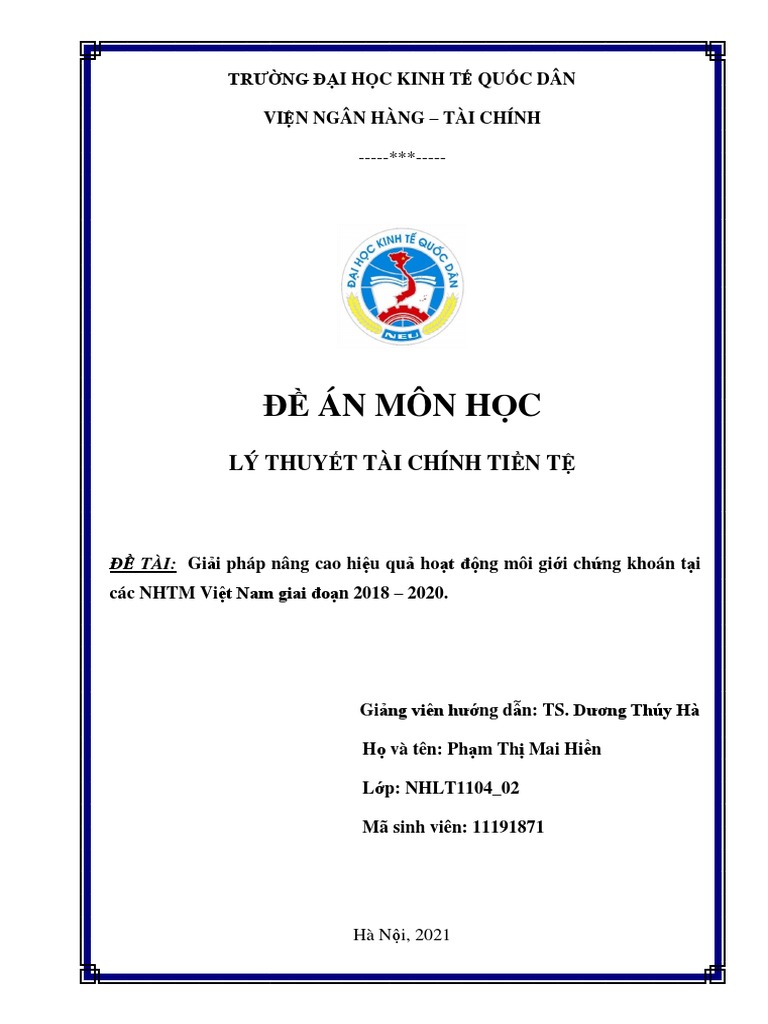 Đề án LTTCTT | PDF