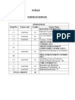 Sybaf Syllabus