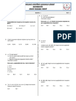 Sınıf Matematik Kazanım Testleri