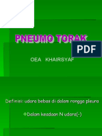 OEA KHAIRSYAF - Pneumotoraks