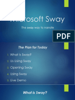 Microsoft Sway: The Sway Way To Narrate