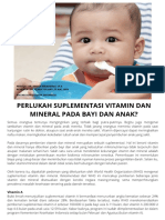 Suplementasi Vitamin Dan Mineral - IKCArt