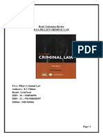 PSA Pillai's Criminal Law Review