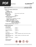 Material Safety Data Sheet: WAXTREAT 16707