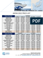 Princess Cruise - Japan 2022 - Price List & TC