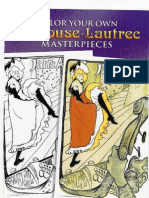 Color Your Own Toulouse-Lautrec Masterpieces (Dover Pictorial Archives)