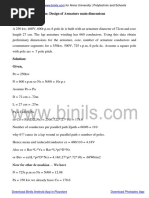 EE8002 UNIT 3 Design of Armature Main Dimensions