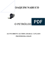 E. E. Joaquim Nabuco: O Petróleo