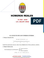 Clase No. 1 Números Reales