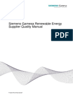 Siemens Gamesa Renewable Energy Supplier Quality Manual