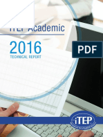 iTEP Academic: Technical Report