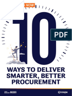 The Time Is Now: Ways To Deliver Smarter, Better Procurement