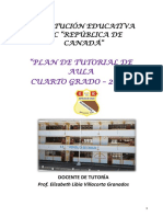 Plan Tutorial de Aula 4to 2022