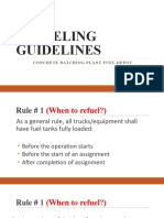 Refueling Guidelines: Concrete Batching Plant Fuel Depot
