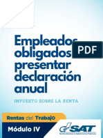 Empleados Obligados A Presentar Declaración