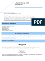 Curriculum Vitae Hector Alejandro Espejo 2