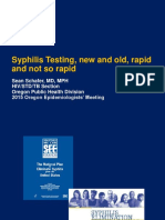 Syphilis Testing, New and Old, Rapid and Not So Rapid