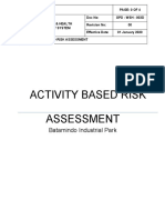 Activity Based Risk Assessment: Batamindo Industrial Park