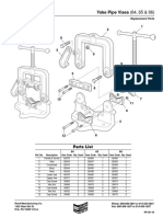 Yoke Pipe Vises (64, 65 & 66) : Parts List