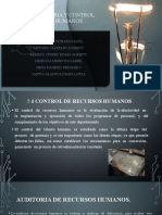 Unidad 5 Auditoria y Control de Recursos Humanos