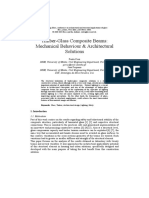 Timber-Glass Composite Beams: Mechanical Behaviour & Architectural Solutions