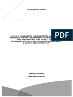 Plan de Manejo de Transito (Consorcio Vial Sote)