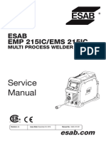 Esab EMP 215IC/EMS 215IC: Service Manual
