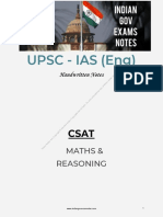 CSAT 02 Maths and Reasoning Notesnbooks I3p2tp