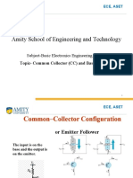 Amity School of Engineering and Technology: Subject-Basic Electronics Engineering, ES201