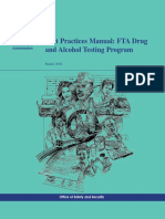 FTA's Best Practices Manual for Drug and Alcohol Testing Programs