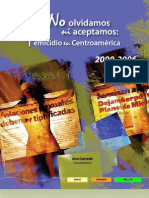 Femicidio en Centroamérica 2000-2006: Un estudio pionero