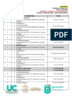 2022T2 Calendario Academico Licenciatura (Reingreso) Mayo-Agosto A 