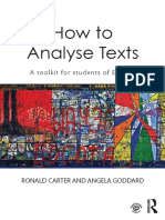 How To Analyse Texts - A Toolkit For Students of English
