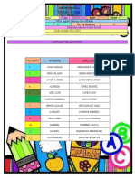 Lista de Alumnos