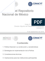 El Caso del Repositorio Nacional de México