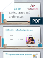 Learn Positive and Negative Verbs and Idioms for Expressing Preferences