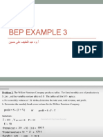 BEP Example-3