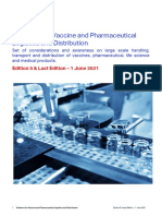 Guidance For Vaccine and Pharmaceutical Logistics and Distribution Glo