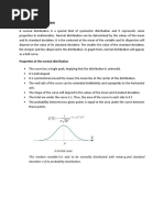 Properties of The Normal Distribution