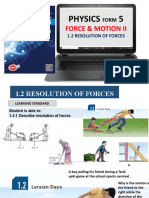 1.2 Resolution of Forces 2021