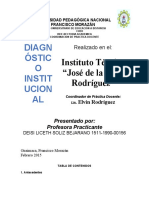 Diagnostico Institucional Itjrr