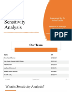 Group 1 Sensitivity Analysis