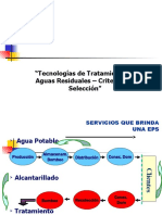 Tecnologías de Tratamiento Agua Residual