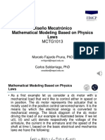 Mathematical Modeling of Mechatronic Systems